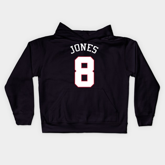 Jones 8, New York Giants Kids Hoodie by Cabello's